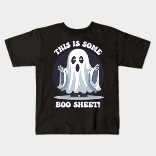 This is Some Boo Sheet Funny Halloween Spooky Ghost Kids T-Shirt